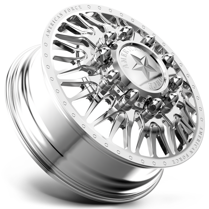 American Force Plague 22x8.25 Polished Dually Wheels