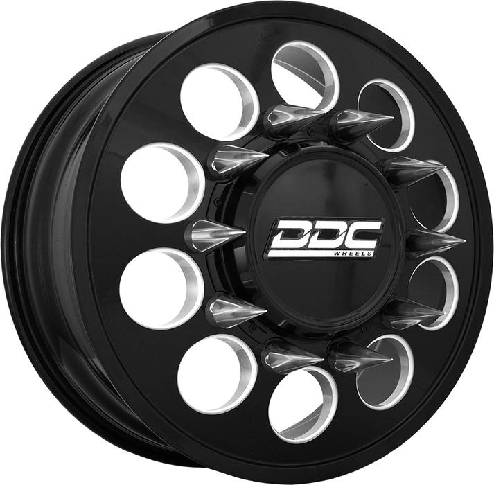 22" DDC The Hole Black/Milled Wheels