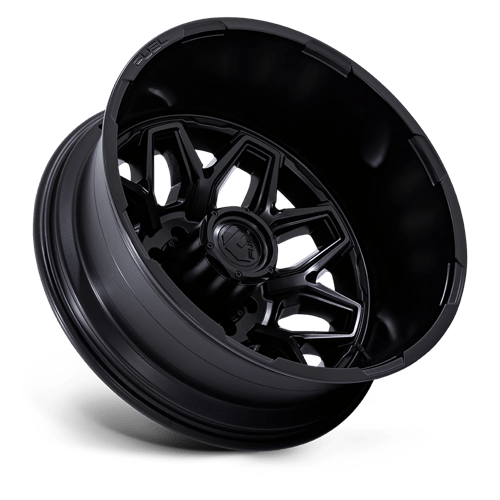 20" Fuel Flux D871 Gloss Black Out Dually Wheels