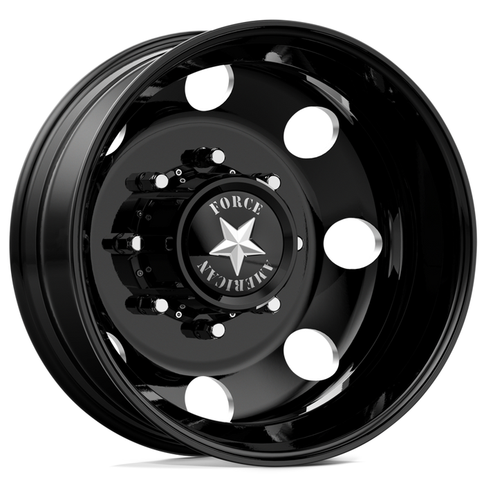 19.5" American Force Gloss Black Classic 8 Lug Direct Bolt-On