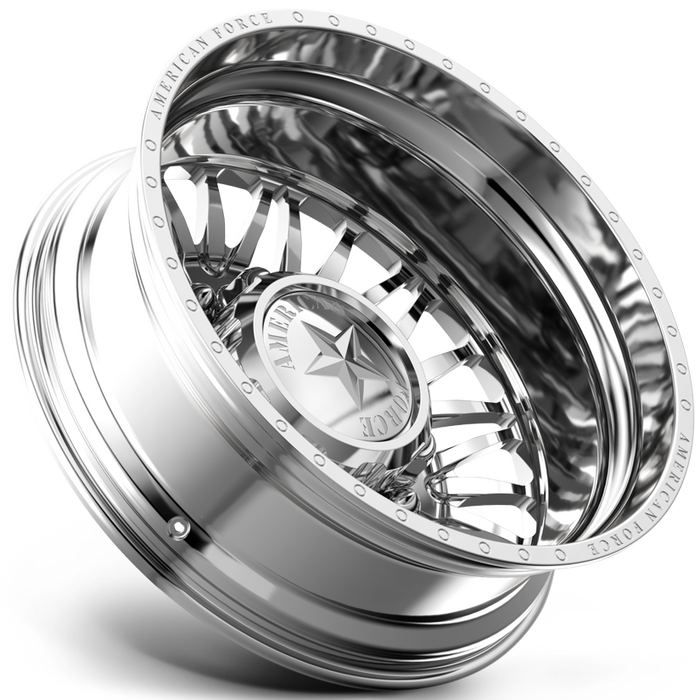 American Force Plague 22x8.25 Polished Dually Wheels