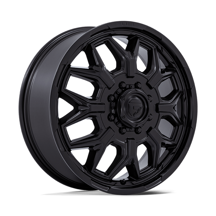 20" Fuel Flux D871 Gloss Black Out Dually Wheels