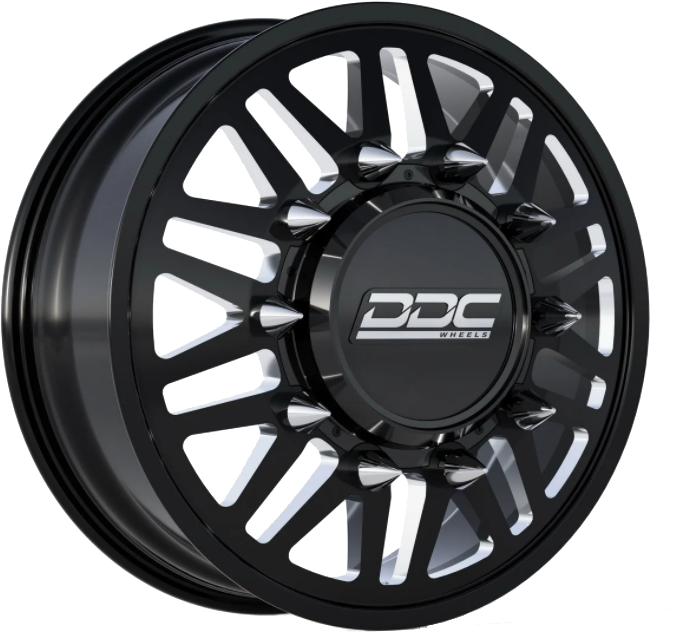 20" DDC Aftermath Black/Milled Wheels