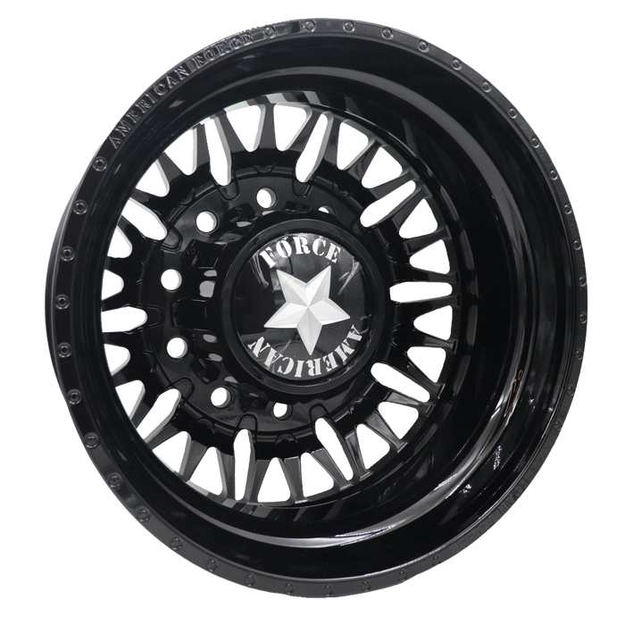 American Force Plague 22x8.25 Gloss Black Dually Wheels