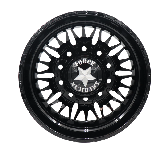 American Force Plague 22x8.25 Gloss Black Dually Wheels