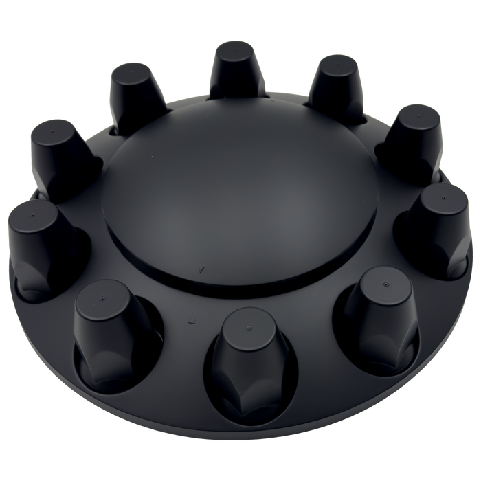 Lot de 2 capuchons centraux doubles avant chromés