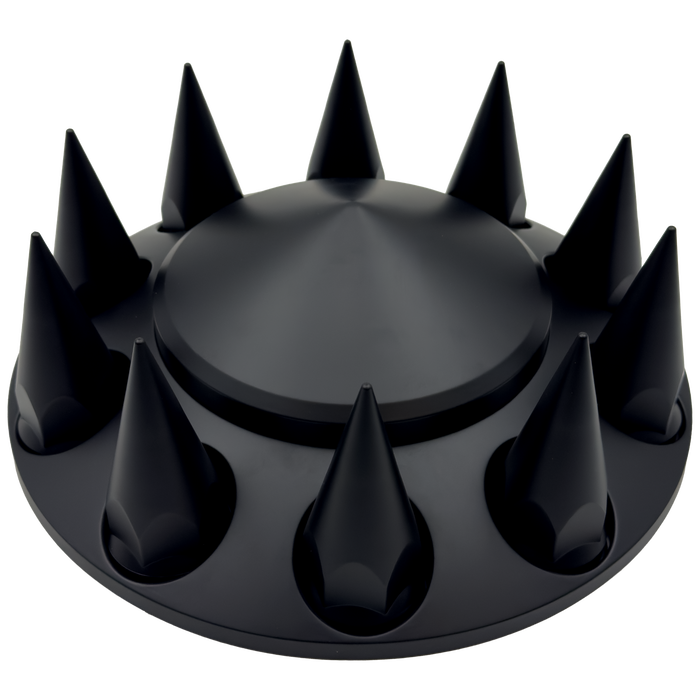 Lot de 2 capuchons centraux avant chromés.