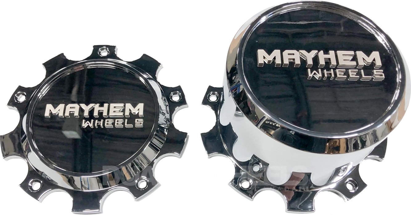 Mayhem Challenger 8181 Chrome Centre Caps