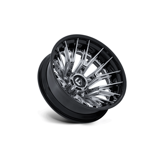 22" Fuel Catalyst D407 Chrome with Gloss Black Barrel