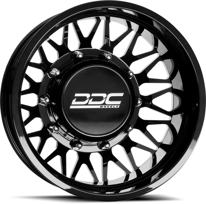22" DDC The Mesh Forged Black/Milled Wheels