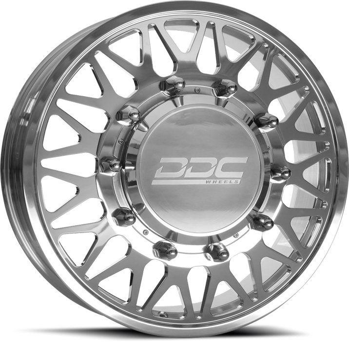 22" DDC The Mesh Forged Polished Wheels