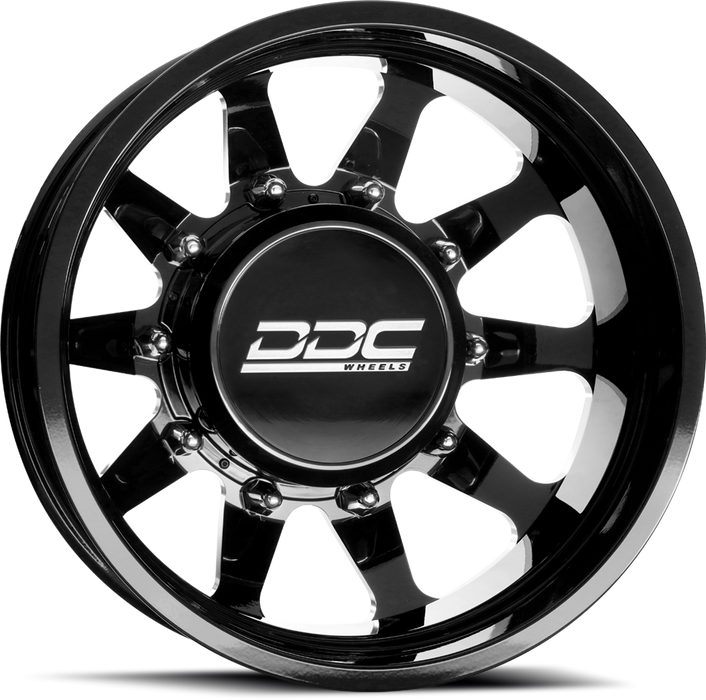 20" DDC The Ten Forged Black/Milled Wheels
