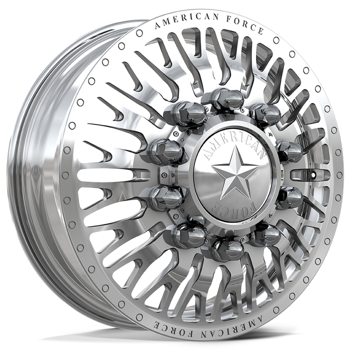American Force Business 22x8.25 Polished Dually Wheels