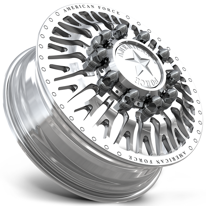 American Force Business 22x8.25 Polished Dually Wheels