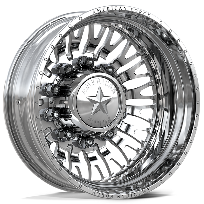 American Force Business 22x8.25 Polished Dually Wheels