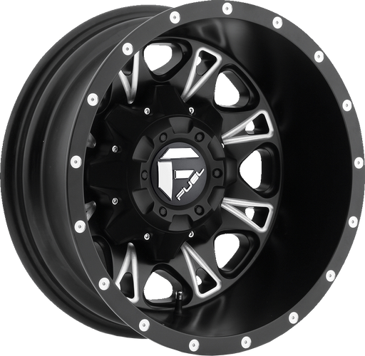 17 black top dually wheels