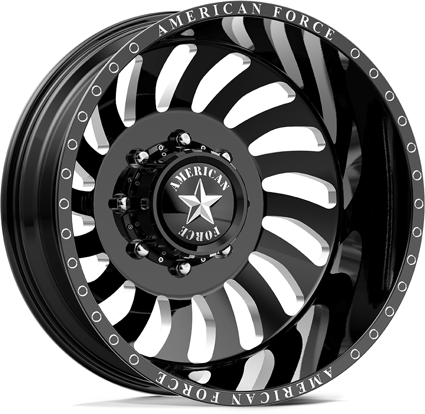 American Force Wave Db06 Dbo Blackmilled Forged Wheels — Dually Wheels