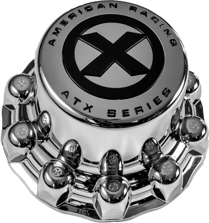 ATX Chrome Dome Rear Centre Cap — Dually Wheels Canada
