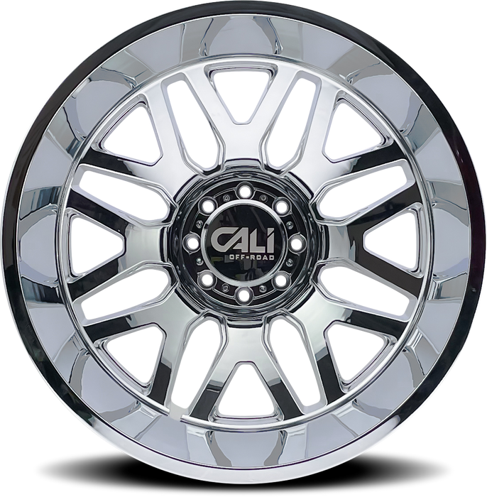 24" Cali Off-Road Invader 9115D Chrome Wheels
