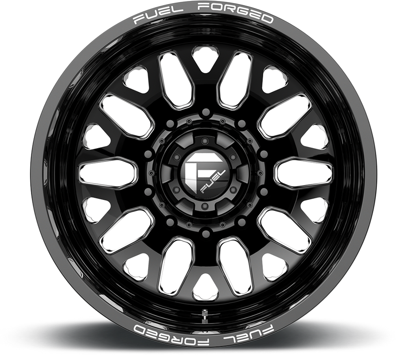 22" Fuel Forged FF19 Black/Milled Wheels