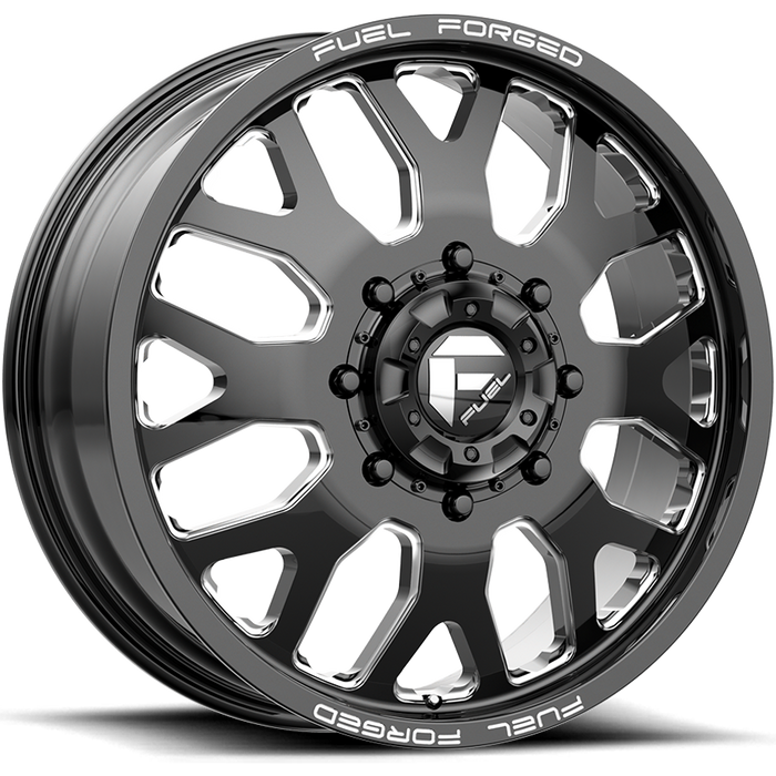 22" Fuel Forged FF19 Black/Milled Wheels