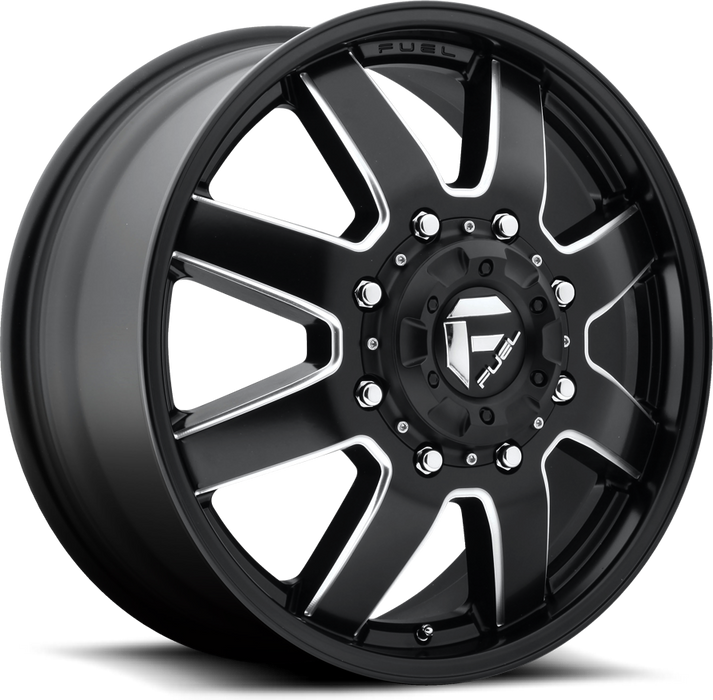 22" Fuel Maverick D538 Black/Milled Wheels