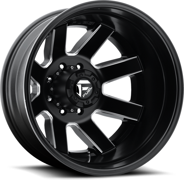 24" Fuel Maverick D538 Black/Milled Wheels