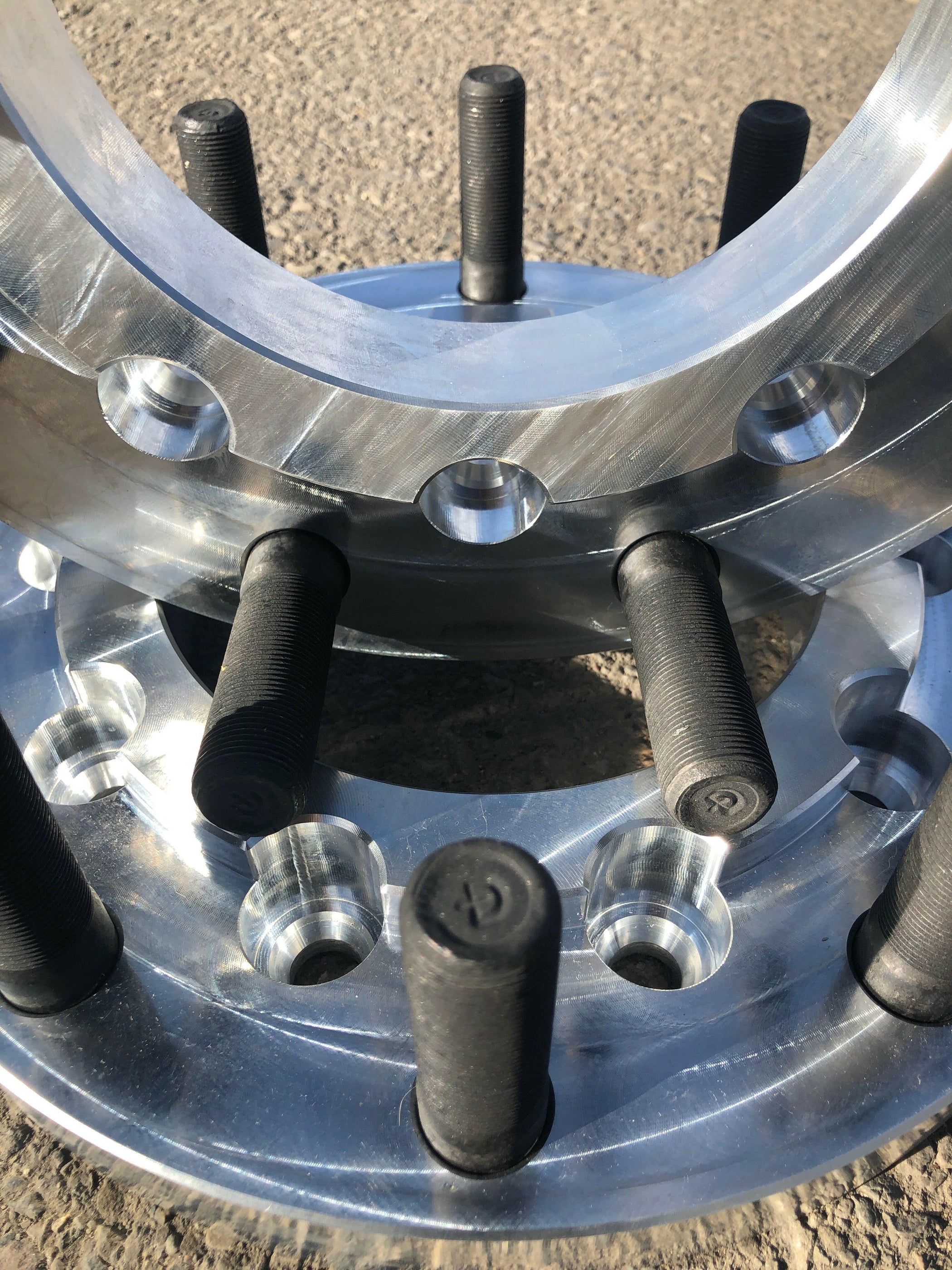 10-to-10 Lug Billet Aluminum Dually Wheel Adapters — Dually Wheels Canada