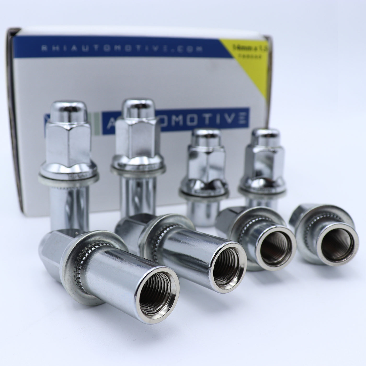 40pc Mayhem Challenger 8181 Chrome Dually Shank Lug Nut Kit — Dually