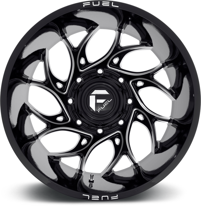 Fuel Runner D741 22" noir/roues fraisées