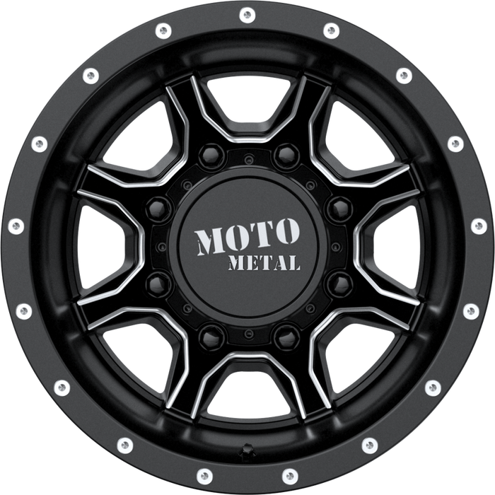 17" Moto Metal MO995 Noir/Jantes fraisées